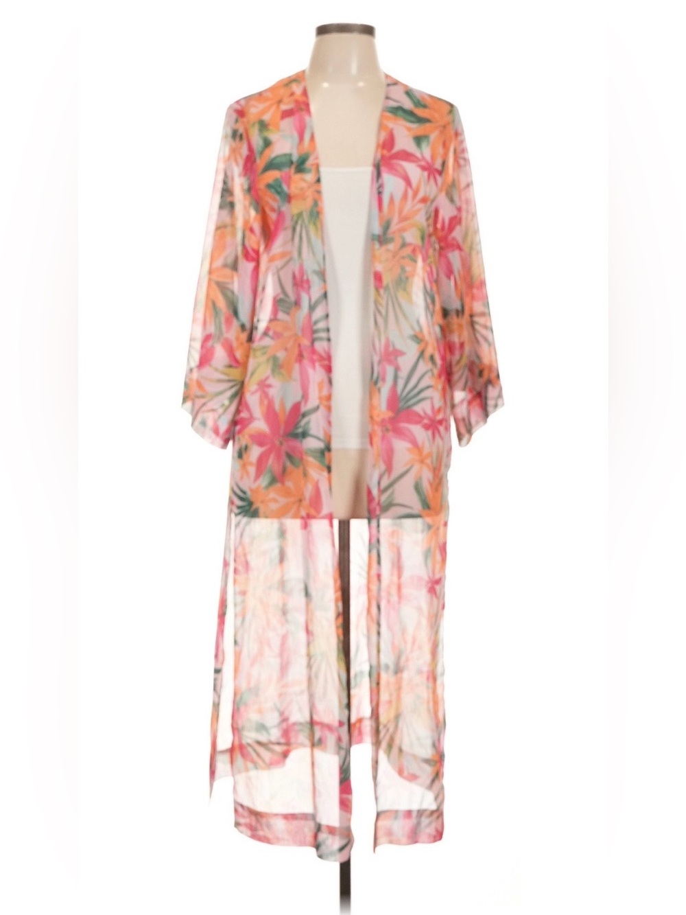 SALE!! Jessica Simpson Floral Tropical Long Kimono Duster